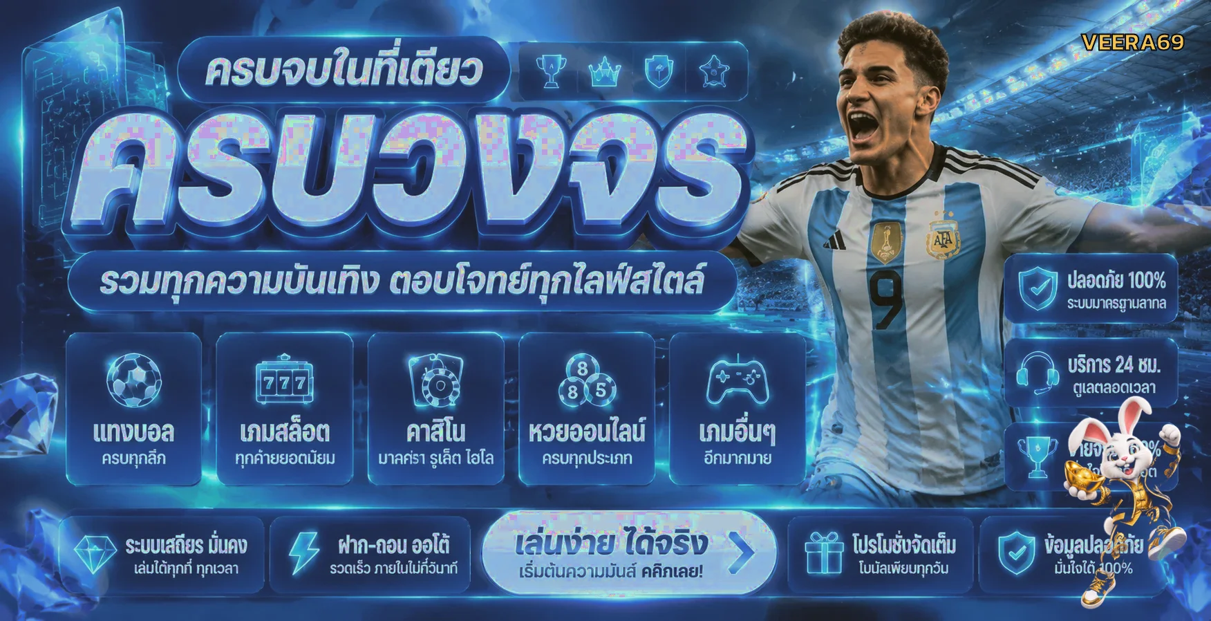 สล็อตออนไลน์และหมวดเกมครบวงจร VEERA69